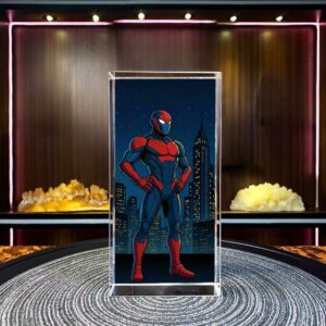 Spider-Man Crystal Engraving - 3D Square Crystal