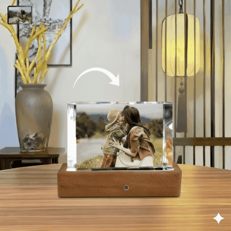 led light base crystal