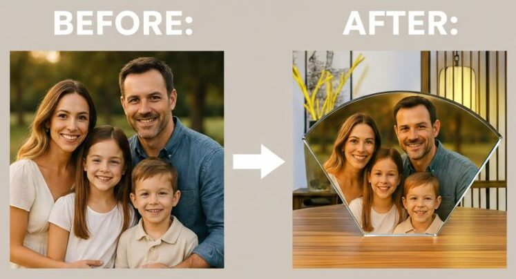 crystal memory gift for loss of loved one