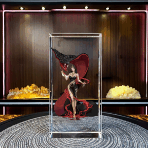 Goddess Casey Crystal Engraving – 3D Square Crystal